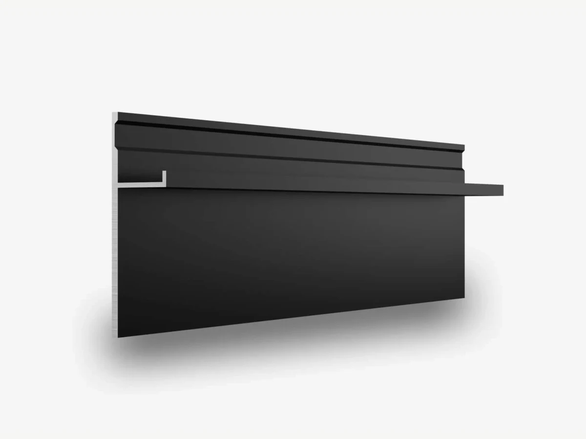 Теневой плинтус LINEART ALUMO SC 1507 черный